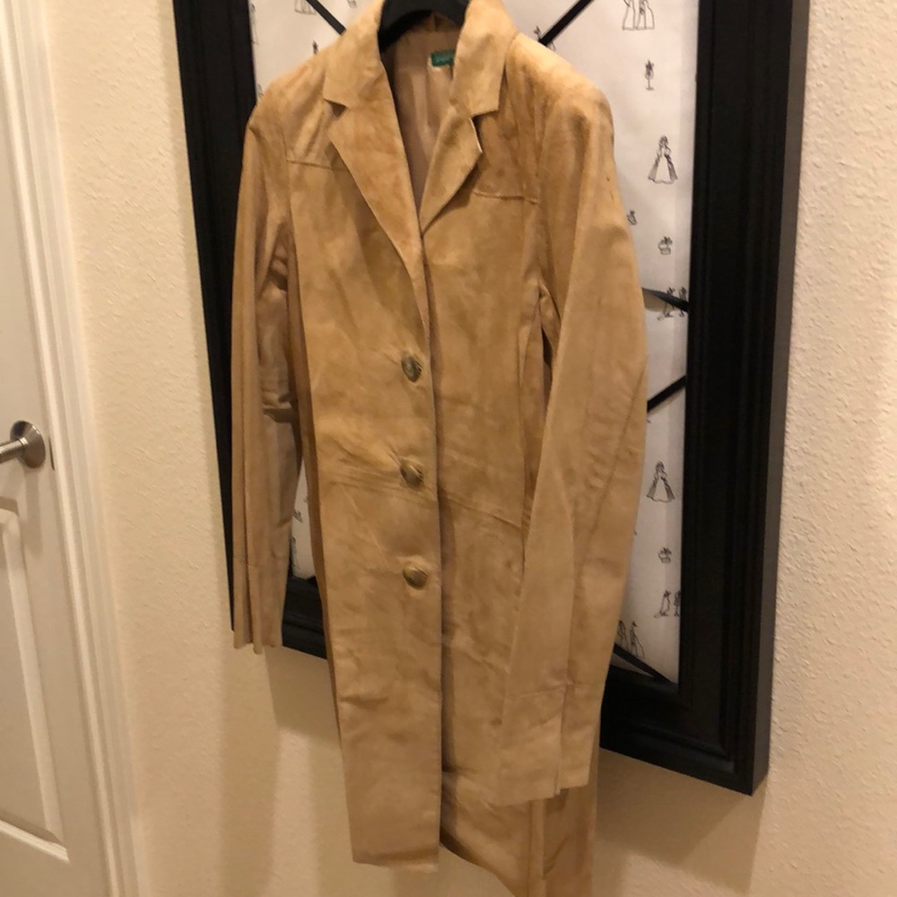 United color of Benetton suede jacket